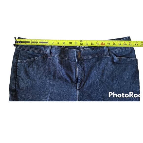 Liz Claiborne Capri Blue Jeans Women's 22 W - Picture 7 of 9